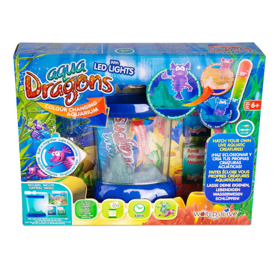Aqua Dragons Aquarium met led licht (kleurveranderend)